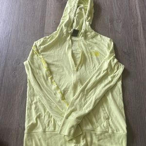 North face zip up hoodie